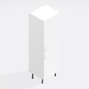 Kitchen  Fridge Freezer Housing Unit 50/50 2120mm High - Meon