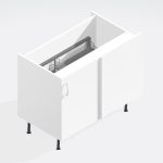Kitchen  Highline Corner Pull Out Straight Base Unit - Meon