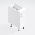 Kitchen  Pull Out Base Unit - Meon Acrylic