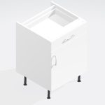 Kitchen  Single Drawerline Base Unit - Meon Acrylic