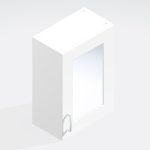 Kitchen  Single Glazed Wall Unit - Meon Acrylic