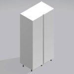 Bedroom Double Wardrobe Solid Door -  Selborne