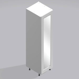 Bedroom Single Wardrobe Mirrored Door -  Selborne