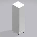 Bedroom Single Wardrobe Solid Door 1  Drawer - Selborne