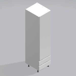 Bedroom Single Wardrobe Solid Door 2  Drawers - Selborne