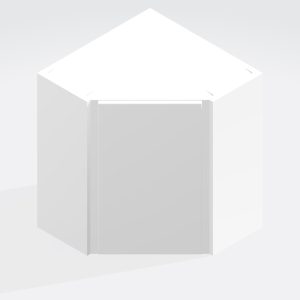 Kitchen  Diagonal Wall Unit - Selborne