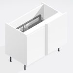 Kitchen  Highline Corner Pull Out Straight Base Unit - Selborne