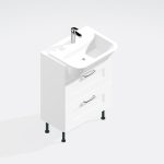 Bathroom  2 Drawer Semi Recessed Basin Unit - Express Oxford
