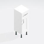 Bathroom  Single Drawerline Base Unit - Express Oxford