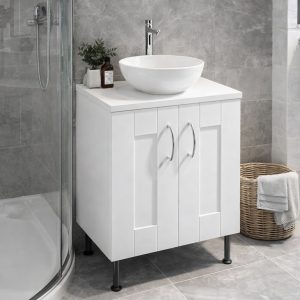 Bathroom  Double Door Sit On Basin Unit - Express Oxford