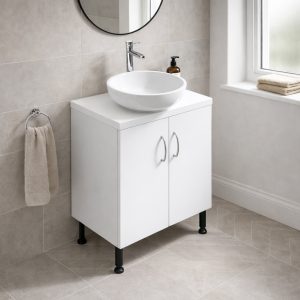 Bathroom  Double Door Sit On Basin Unit - Express Vivo