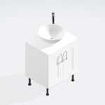 Bathroom  Double Door Sit On Basin Unit - Express Oxford