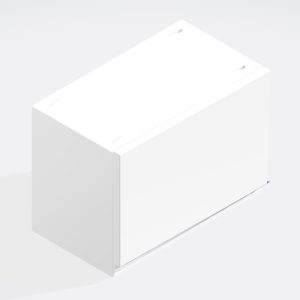 Kitchen   Bridging Wall Unit 360mm High - True Rail Handleless