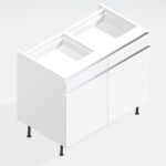 Kitchen   Double Drawerline Base Unit - True Rail Handleless