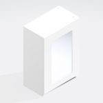 Kitchen   Single Glazed Wall Unit - True Rail Handleless