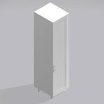 Bedroom Single Wardrobe Solid Door -  Wickham