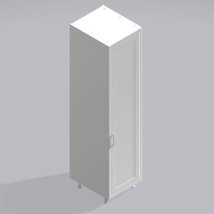 Bedroom Single Wardrobe Solid Door -  Wickham