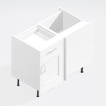 Kitchen  Drawerline (Dummy) Corner Straight Base Unit - Wickham