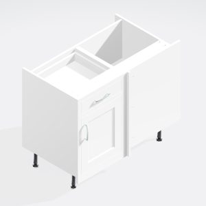 Kitchen  Drawerline (Dummy) Corner Straight Base Unit - Wickham