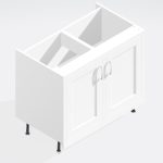 Bedroom Double Highline Base Unit -  Wickham