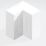 Kitchen  L-Shape Wall Unit - Wickham