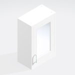 Kitchen  Single Glazed Wall Unit - Wickham