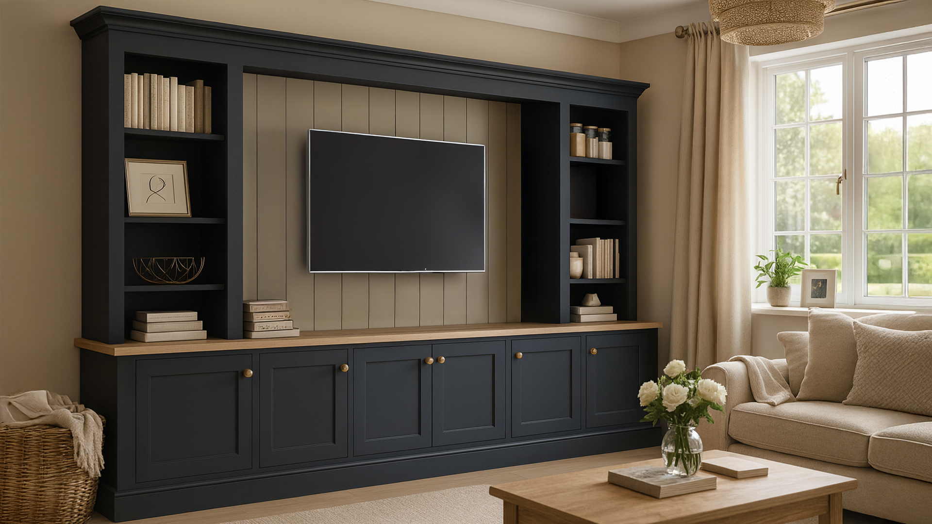 Made-to-measure living space furniture
