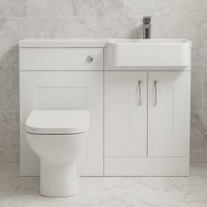 1000mm Curved Basin Combination Set - Bramshaw
