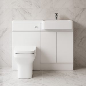 1000mm Curved Basin Combination Set - Selborne