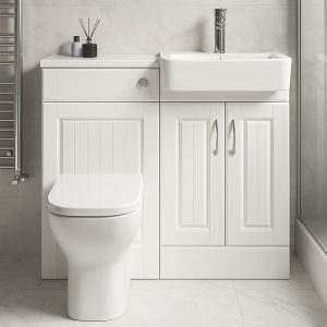 1000mm Square Basin Combination Set - Chawton