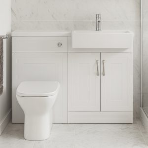 1000mm Square Basin Combination Set - Wickham